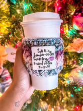 Load image into Gallery viewer, Jumbo Coffee Morning Cup Cozy