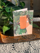 Load image into Gallery viewer, Coffee and Plant Jungle Greeting Card