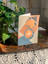 Load image into Gallery viewer, Croissant and Coffee Greeting Card