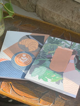 Load image into Gallery viewer, Croissant and Coffee Greeting Card