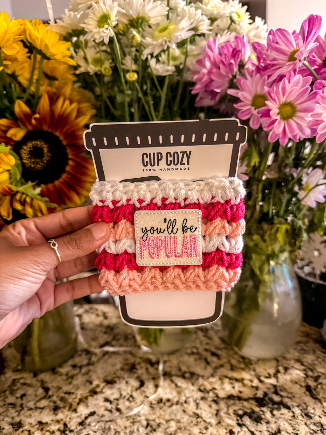 You’ll Be Popular Cup Cozy
