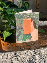 Load image into Gallery viewer, Coffee and Plant Jungle Greeting Card
