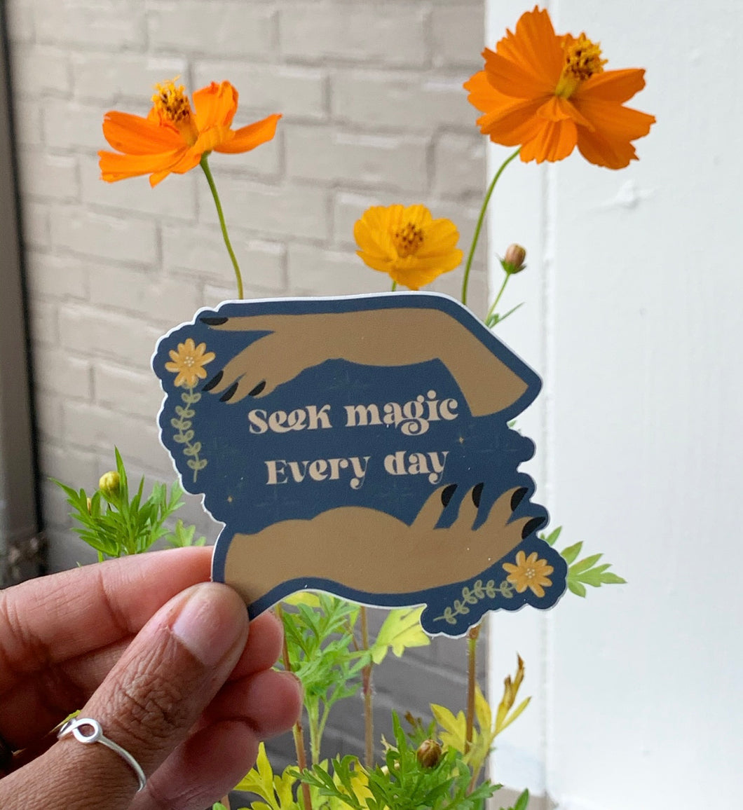 Seek Magic Every Day Sticker